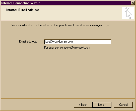 ICW - E-Mail Address